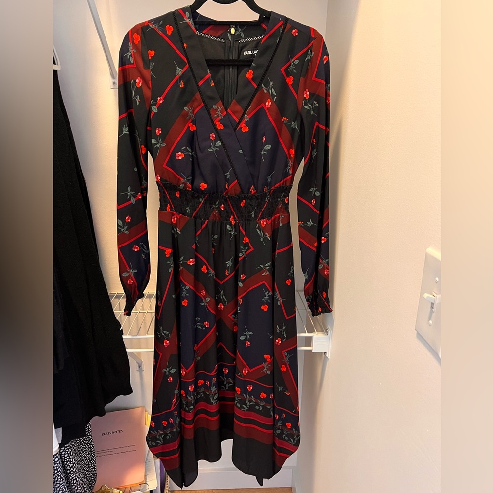 Karl Lagerfeld Midi Dress with pockets